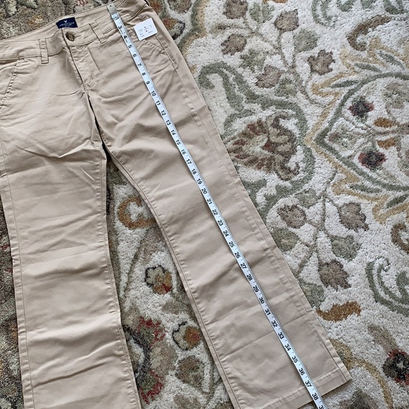 AE beige casual pants NWT - Picture 6 of 8